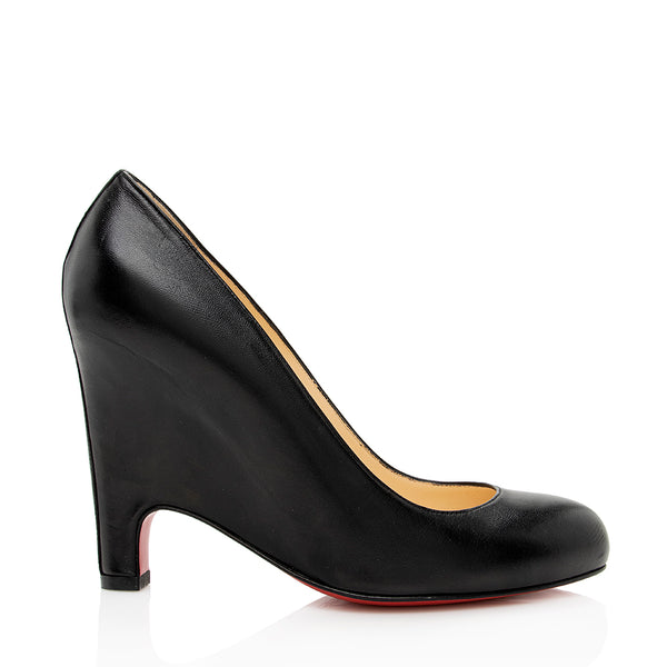 Christian Louboutin Nappa Leather Morphing Pumps - Size 7.5 / 37.5 (SHF-20025)