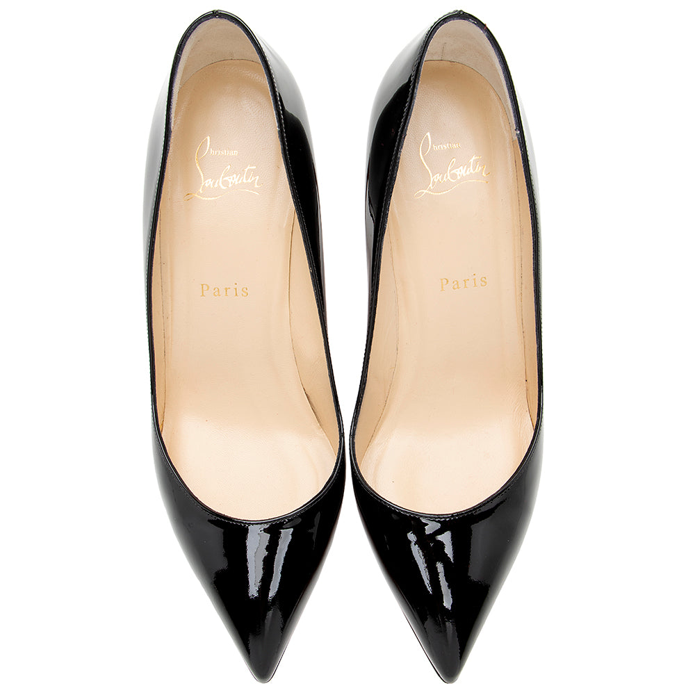Christian Louboutin Patent Leather Pigalle 85 Pumps - Size 9 / 39 (SHF-19311)