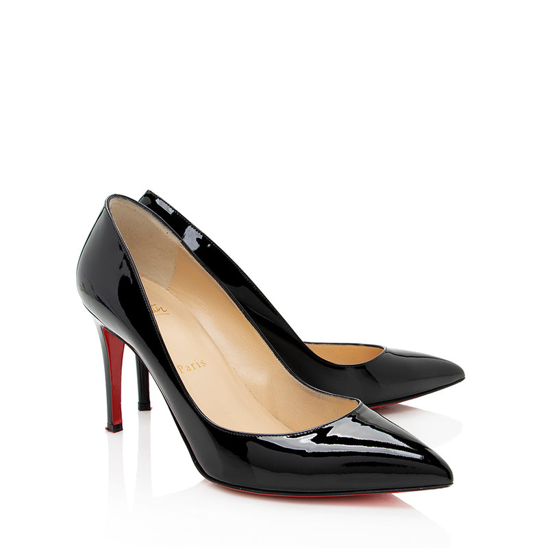 Christian Louboutin Patent Leather Pigalle 85 Pumps - Size 9 / 39 (SHF-19311)