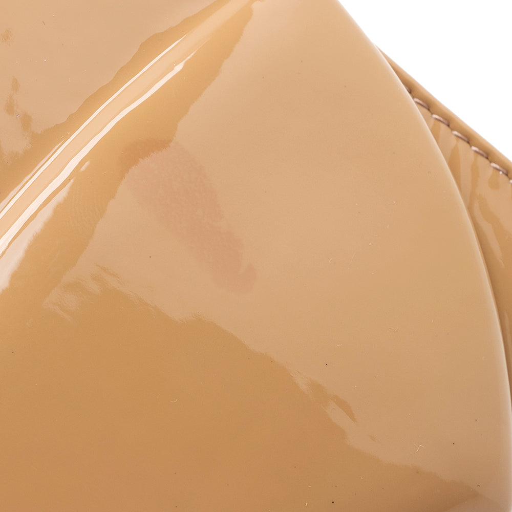 Christian Louboutin Patent Leather Pigalle Clutch (SHF-20777)