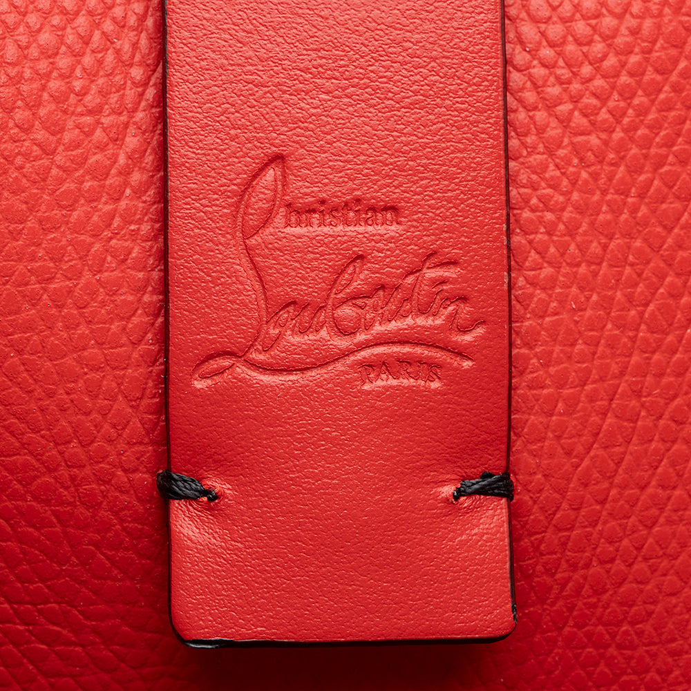 Christian Louboutin Perforated Leather Cabata Loubinthesky Small Tote (SHF-20627)