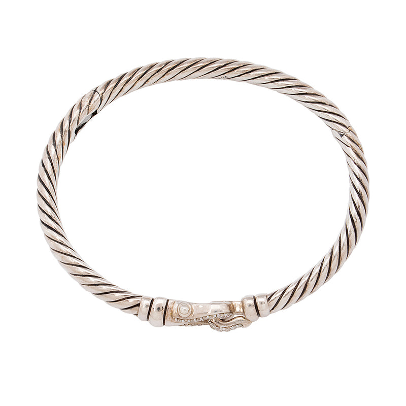 Box Chain Bracelet in Stainless Steel and Sterling Silver, 7.3mm | David  Yurman