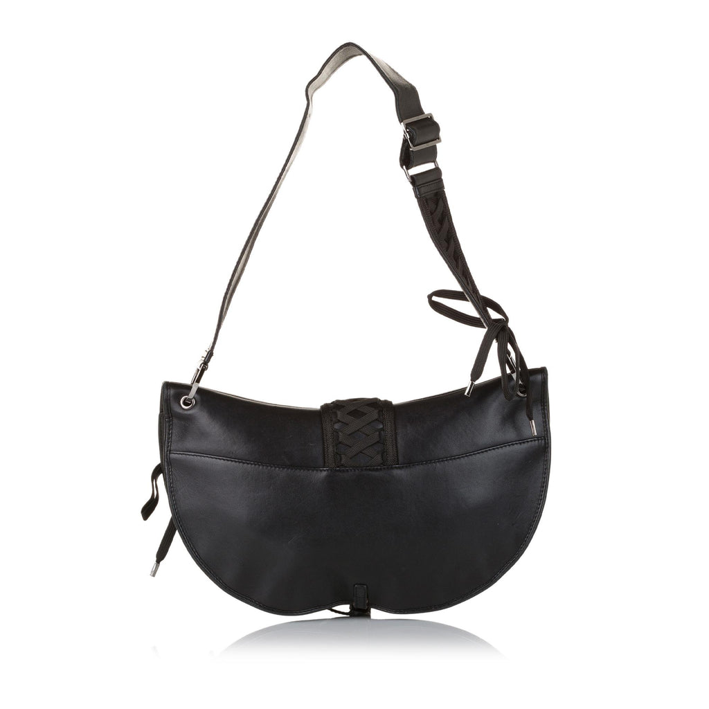 John Galliano Authenticated Leather Handbag