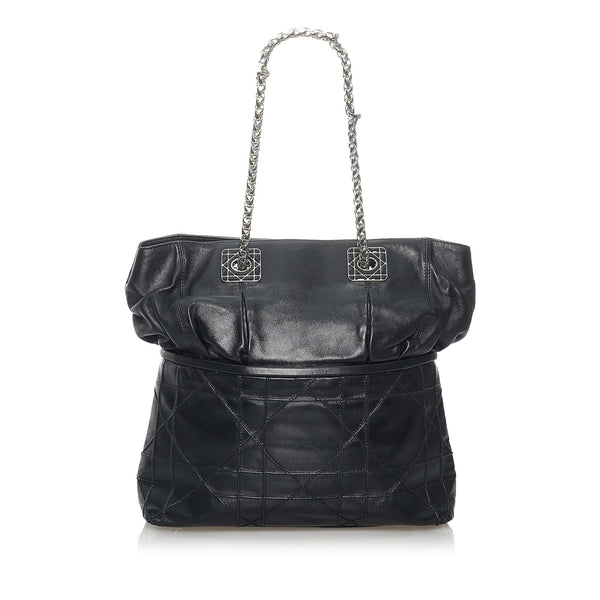 Dior Cannage Granville Leather Tote Bag (SHG-30181)