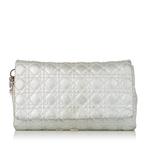 Dior Cannage Leather Clutch Bag (SHG-30477)