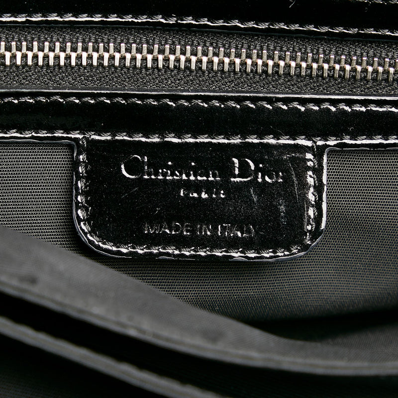 Dior Cannage New Lock Patent Leather Flap Bag (SHG-28168)