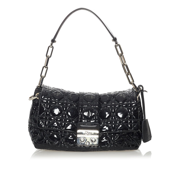 $5000 Chanel Classic Black Patent Leather Secret Label Medium Shoulder Bag  Purse SHW - Lust4Labels