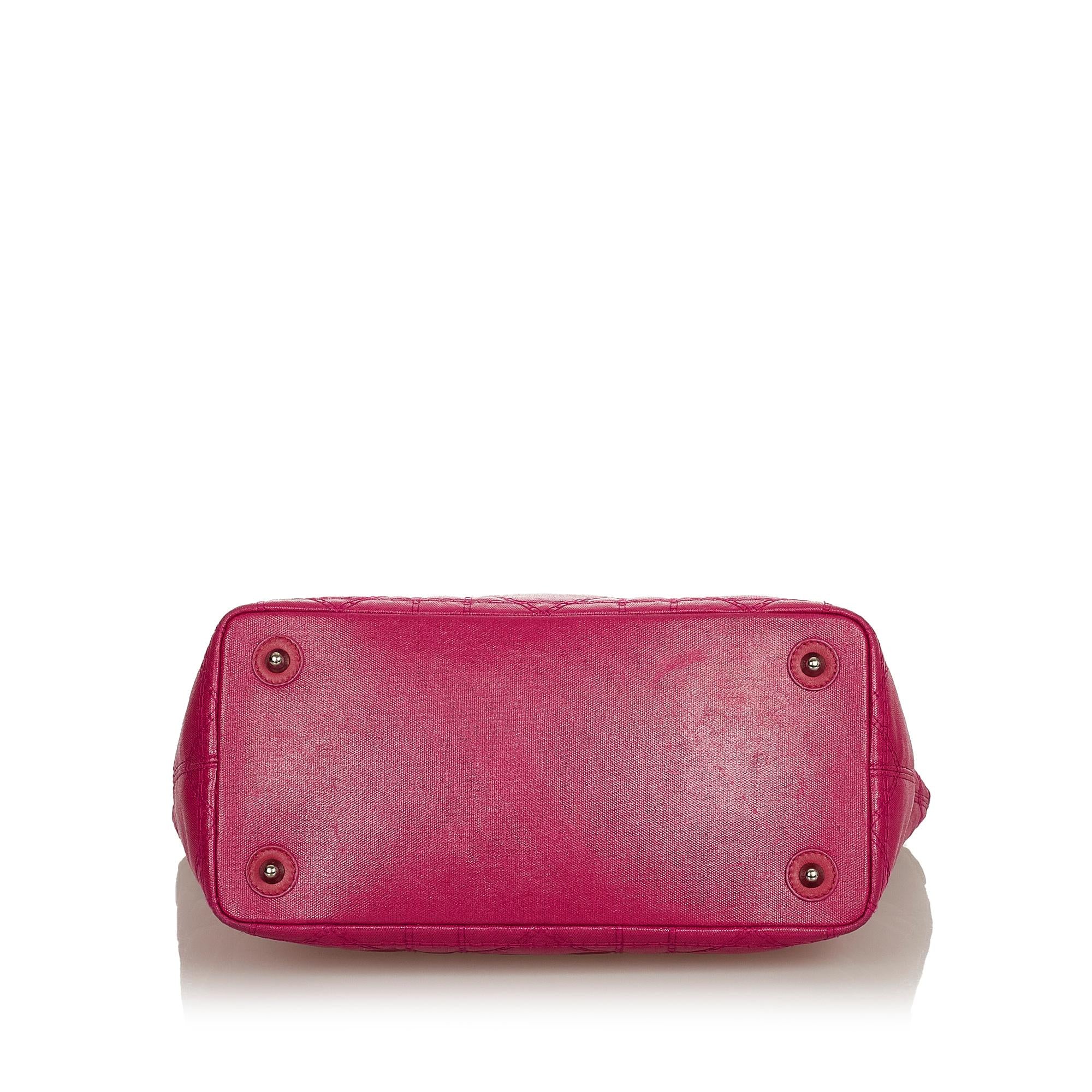 Dior Cannage Nylon Shoulder Bag (SHG-25529)