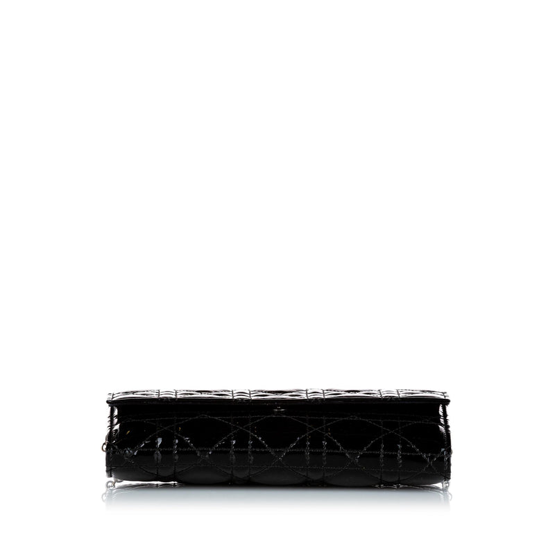 Dior Cannage Patent Leather Chain Flap (SHG-21783)