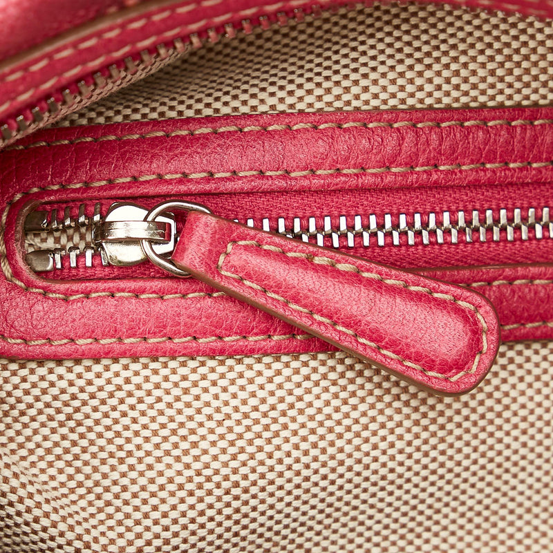 Dior Cannage Print Canvas Handbag (SHG-23721)