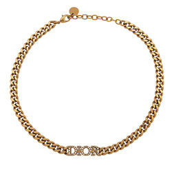 Dior Crystal Dio(R)evolution Chain Choker Necklace (SHF-YBDjzM)