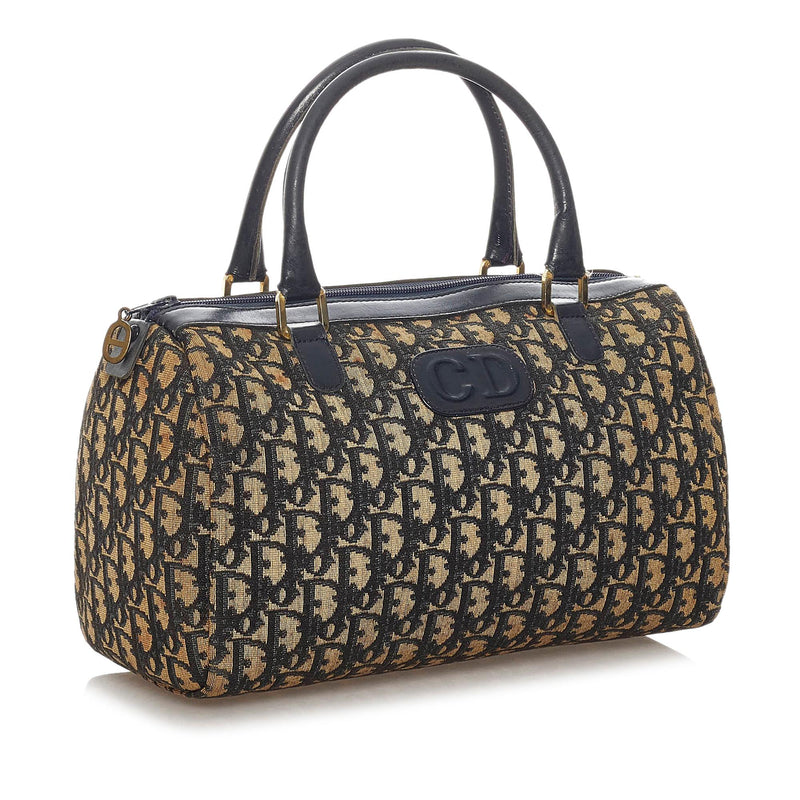 Dior Dior Oblique Canvas Boston Bag (SHG-28429)