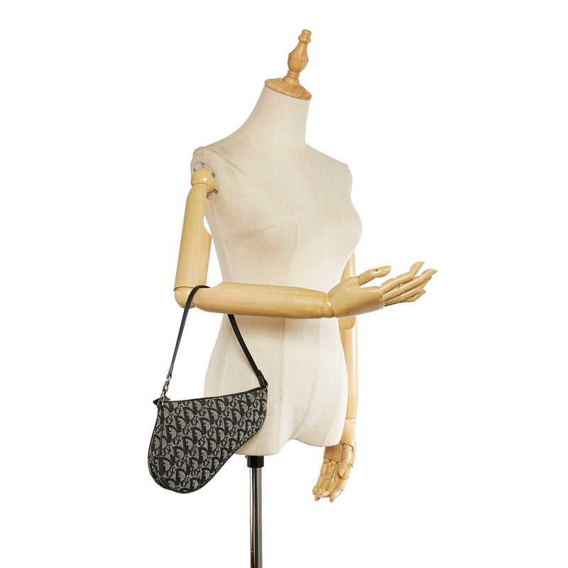 Dior Dior Oblique Canvas Mini Saddle (SHG-26578)