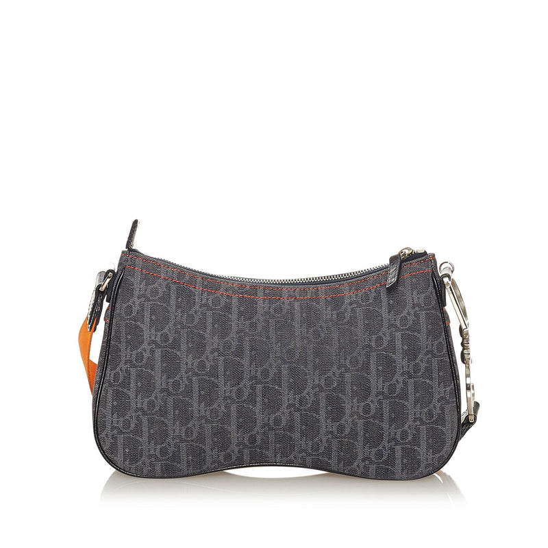 Dior Dior Oblique Canvas Saddle Crossbody Bag (SHG-27571)