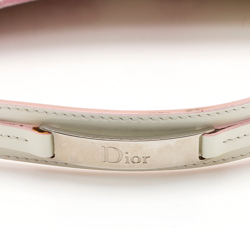 Dior Diorissimo Vintage Flowers Saddle Shoulder Bag (SHF-20424)