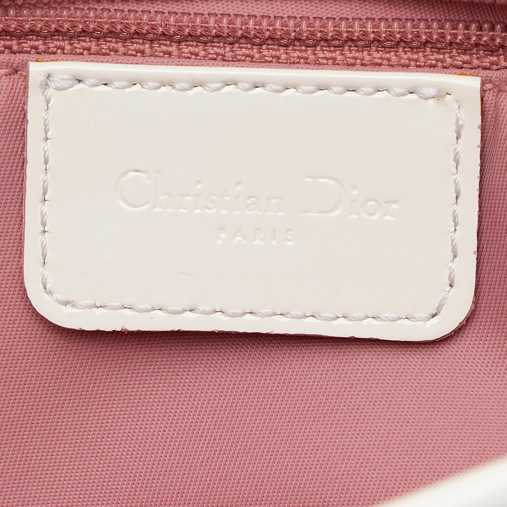 Dior Diorissimo Vintage Flowers Saddle Shoulder Bag (SHF-20424)