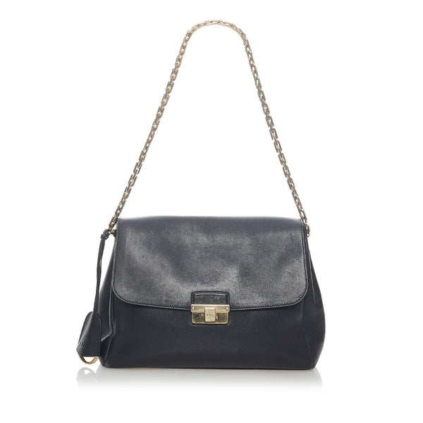 Dior Diorling Leather Shoulder Bag (SHG-33284)