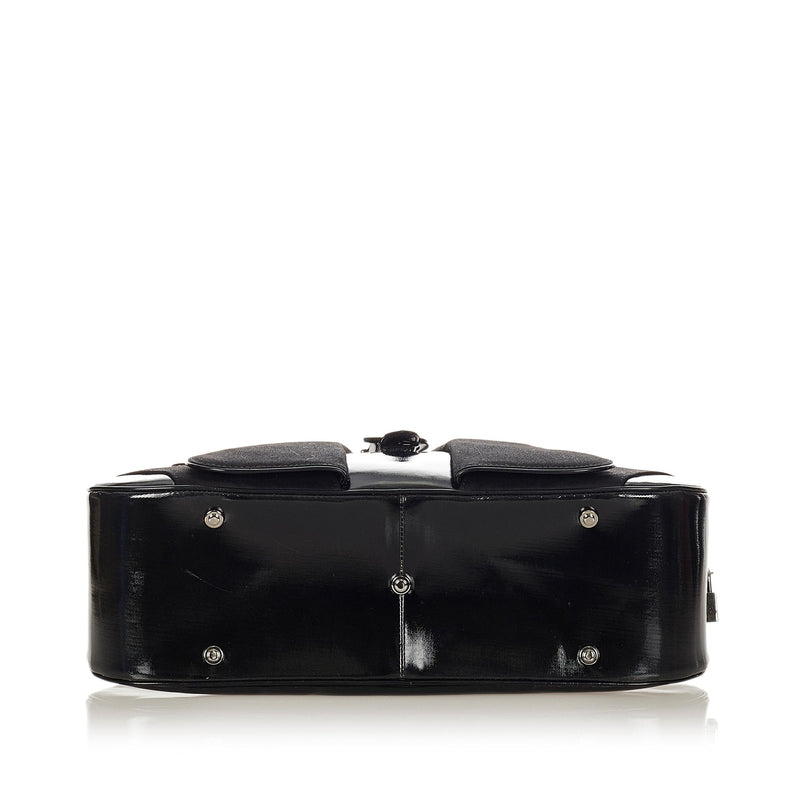 Dior Double Saddle Nylon Dome Bag (SHG-23599)