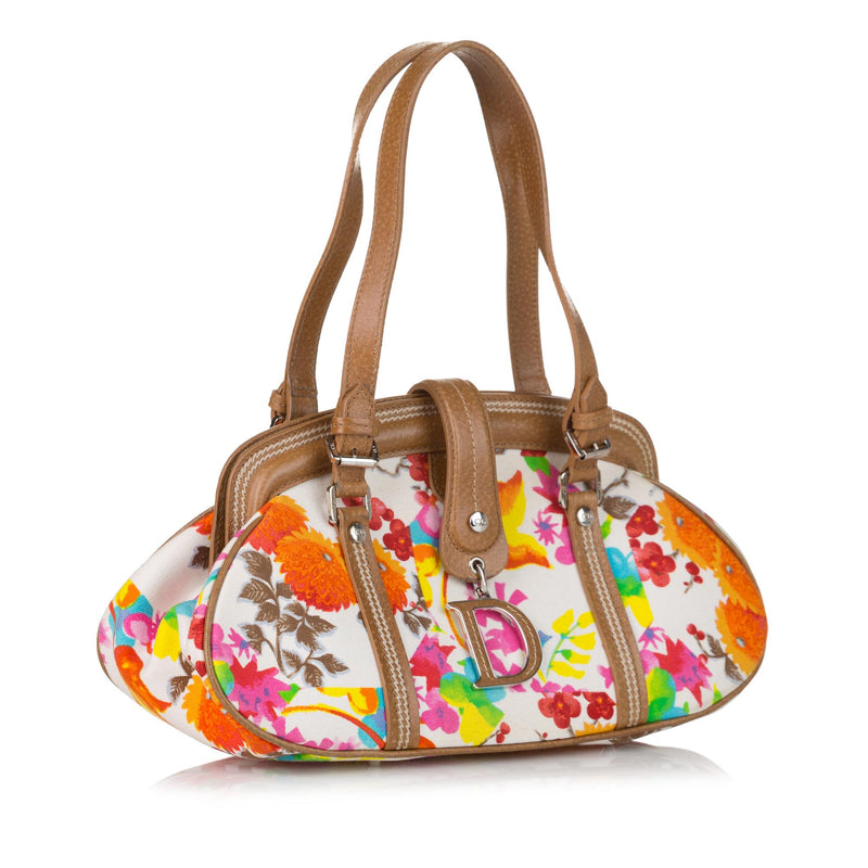 Dior Floral Detective Canvas Handbag (SHG-32315)