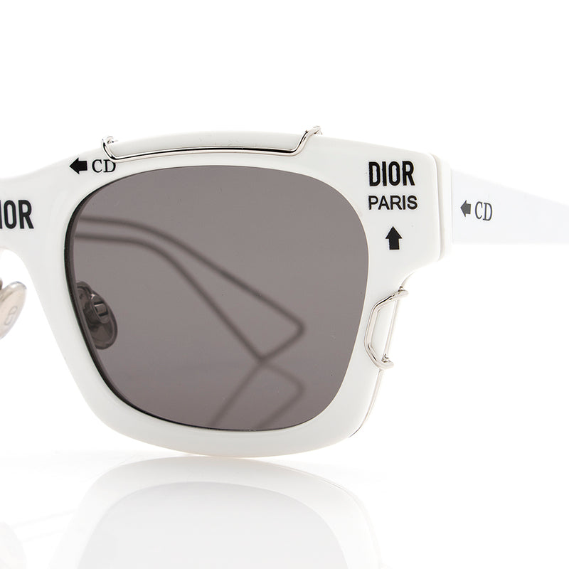 Jadior sunglasses Dior White in Plastic  21249864
