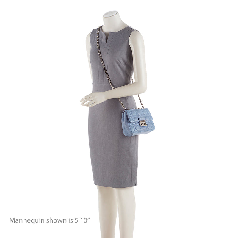 Dior Lambskin Miss Dior Promenade Shoulder Bag (SHF-19225)