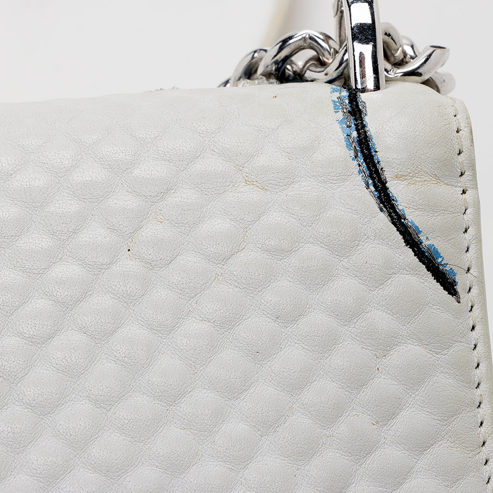 Dior Leather Embroidered Diorama Flap Shoulder Bag (SHF-17631)