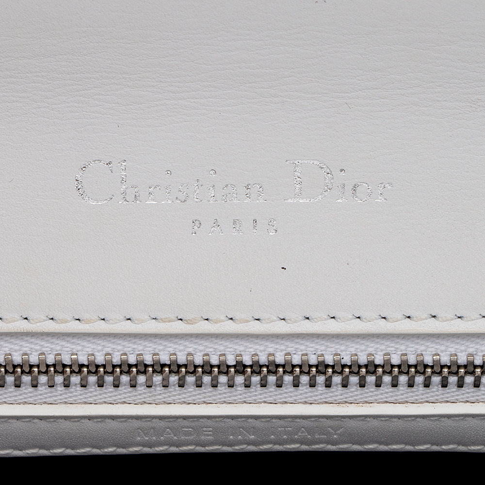 Dior Leather Embroidered Diorama Flap Shoulder Bag (SHF-17631)