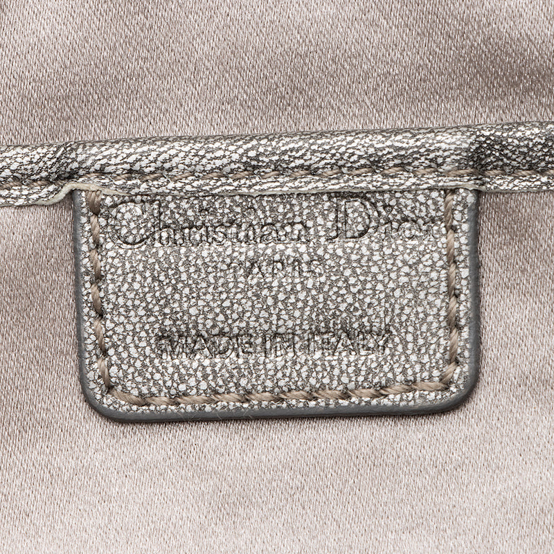Dior Metallic Calfskin Lady Dior Pouch Crossbody Bag (SHF-19229)