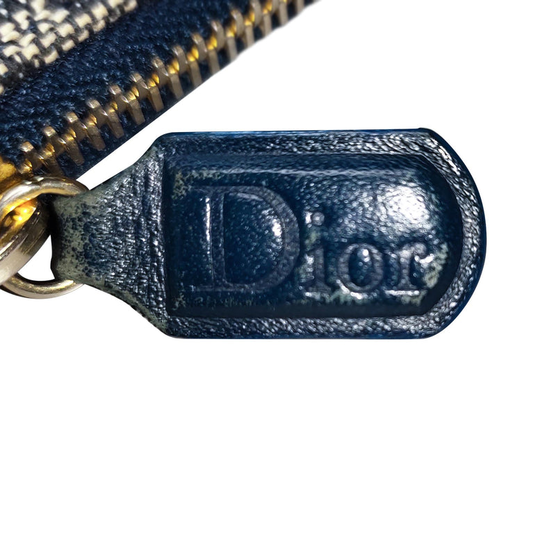 Vintage Christian Dior Mini Diorissimo Saddle Pochette Shoulder Bag  Authentic