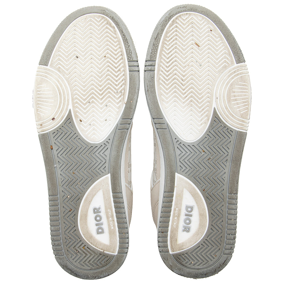 Dior Oblique Calfskin Nubuck Low Top Sneakers - Size 8.5 / 38.5 (SHF-19913)