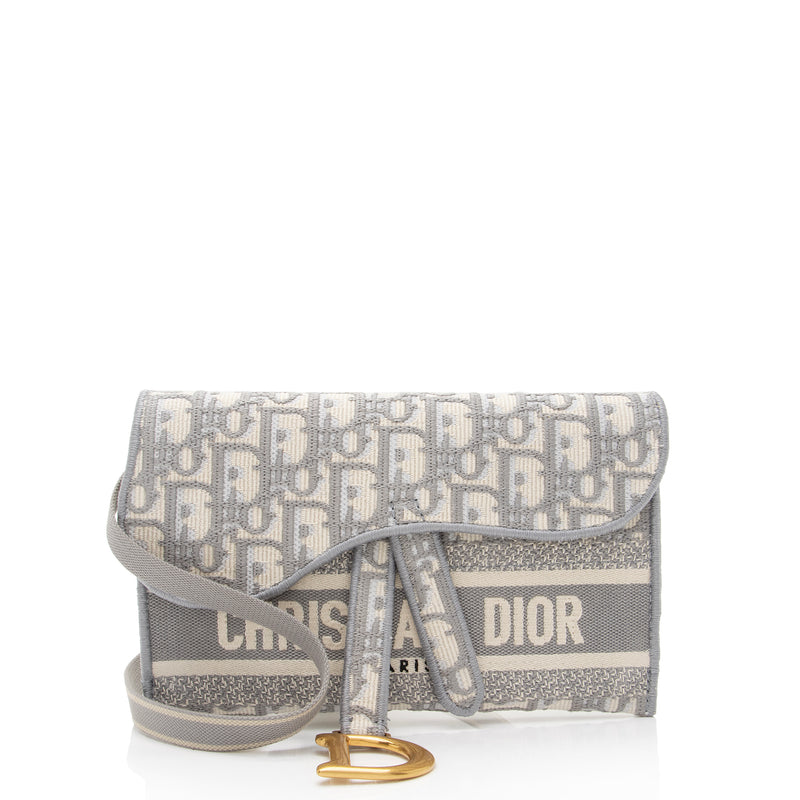 Christian Dior Oblique Saddle Pouch