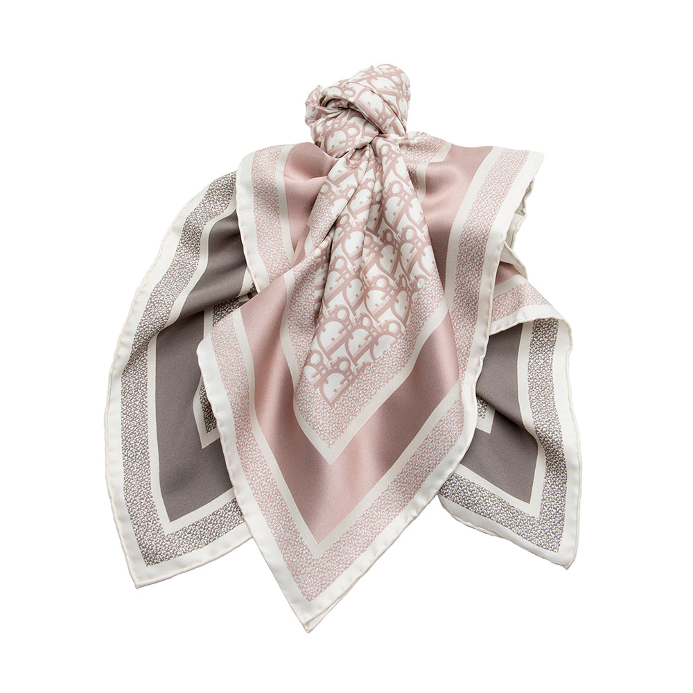 Dior Silk Oblique Diortwin 90cm Scarf (SHF-21489)