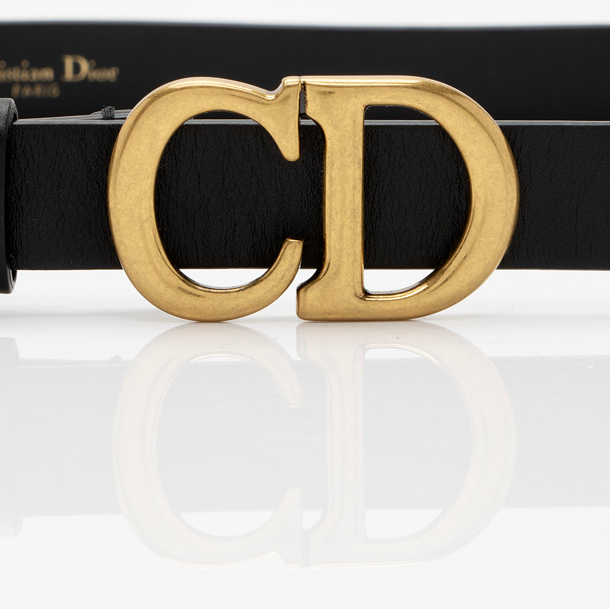 Christian Dior women belt size 85 Christian Dior Double Belt B0088UBCW44M85 leather Brown Size  main image 3