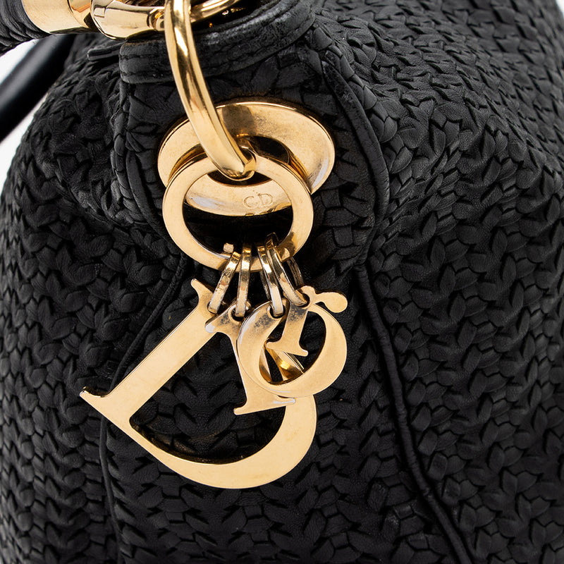 Dior Woven Leather Soft Lady Hobo (SHF-17157)