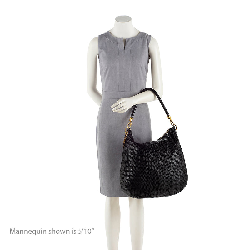 Dior Woven Leather Soft Lady Hobo (SHF-17157)