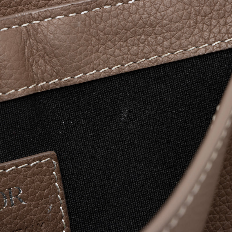 Dior X KAWS Grained Calfskin Saddle Pouch Messenger Bag (SHF-22431)