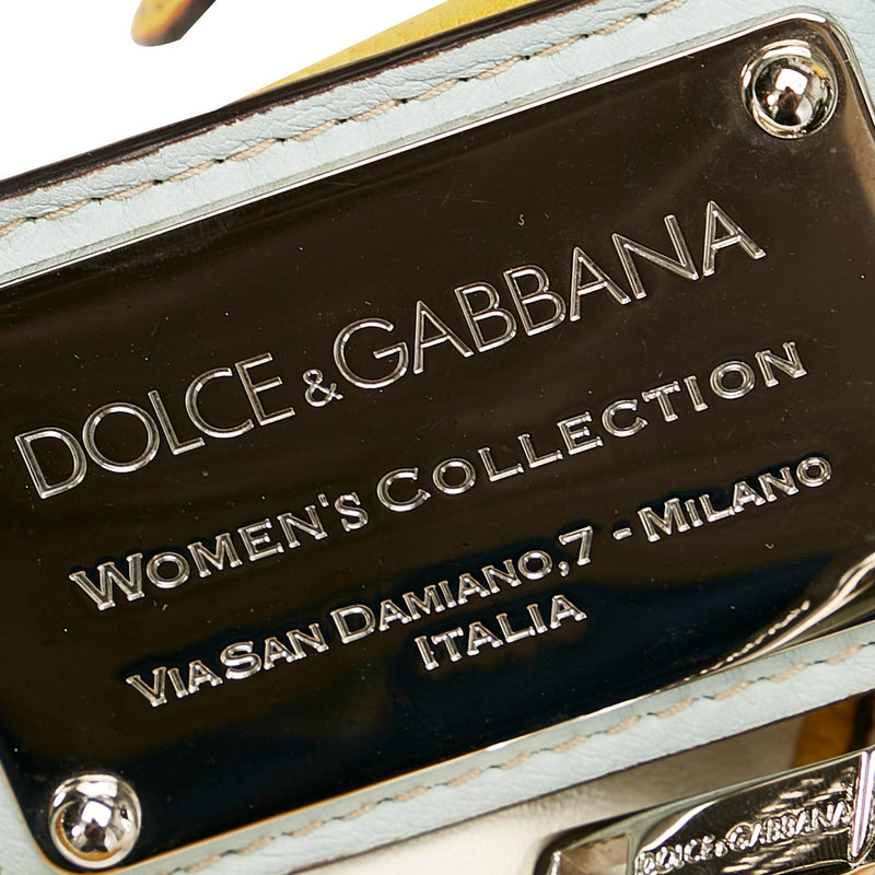 Dolce & Gabbana Miss Easy Way Leather Satchel (SHG-25248)