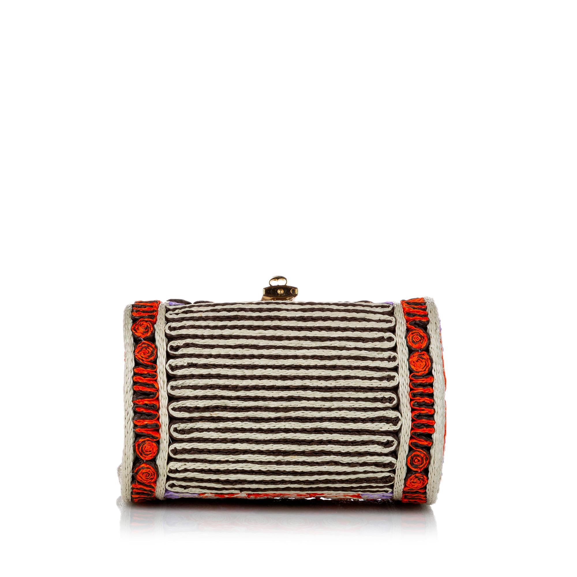 Dolce & Gabbana Raffia Satchel (SHG-29884)