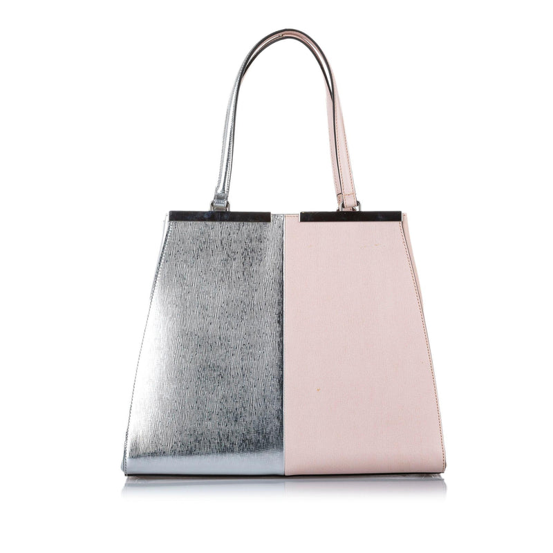 Fendi 2Jours Leather Tote Bag (SHG-32108)