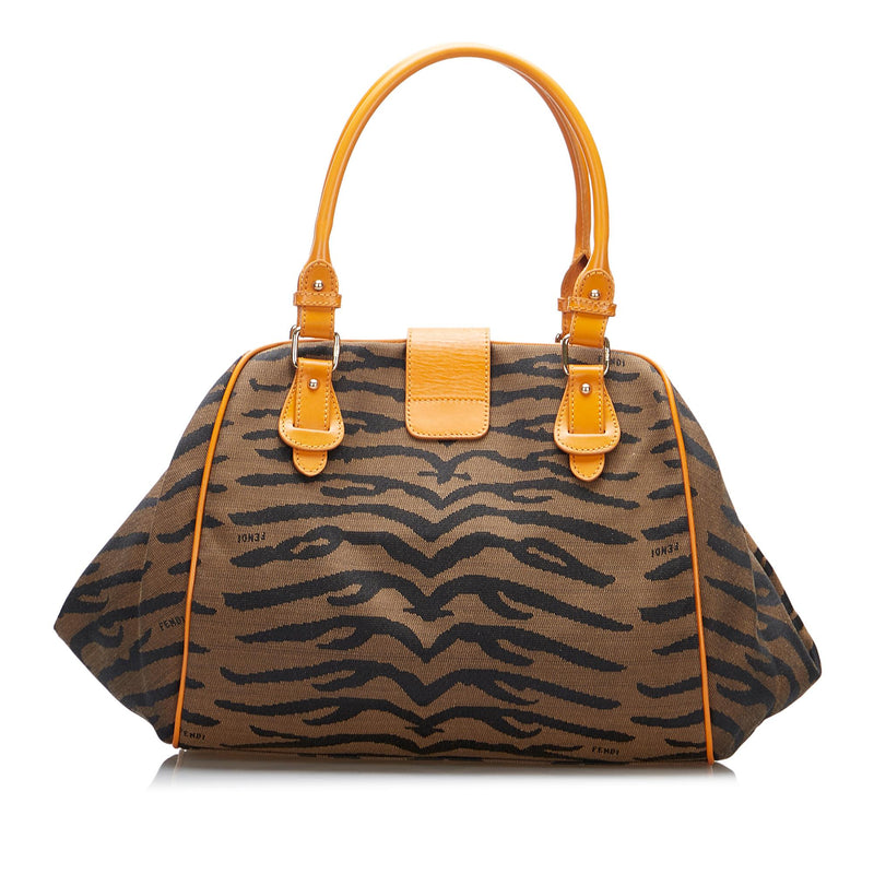 Fendi Animal Print Polo Shirt in Cotton