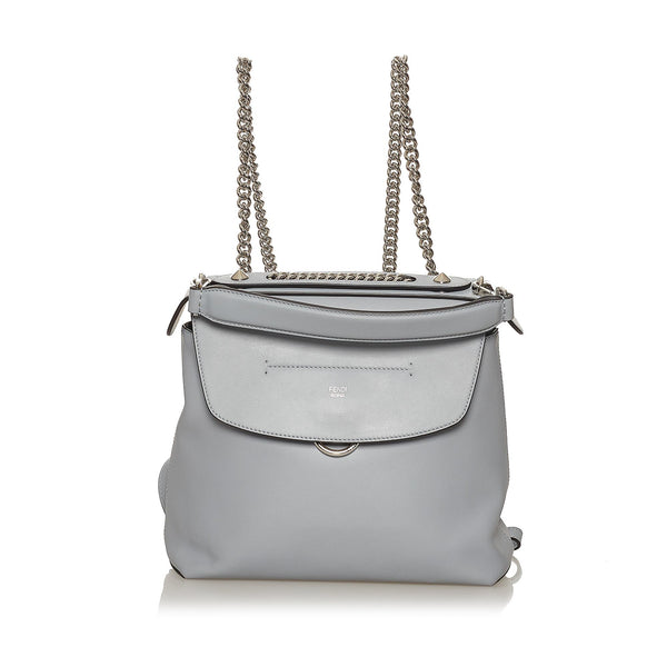 fendi back to school backpack mini Fendi Back To School Leather Backpack (SHG-29279)
