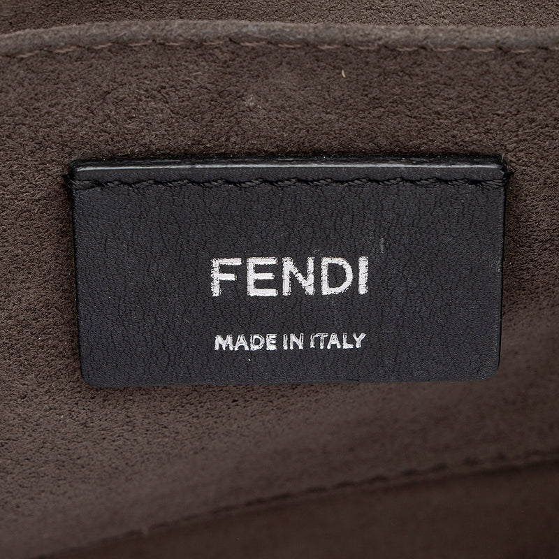 Fendi Calfskin Studded Kan I Medium Shoulder Bag (SHF-19206)