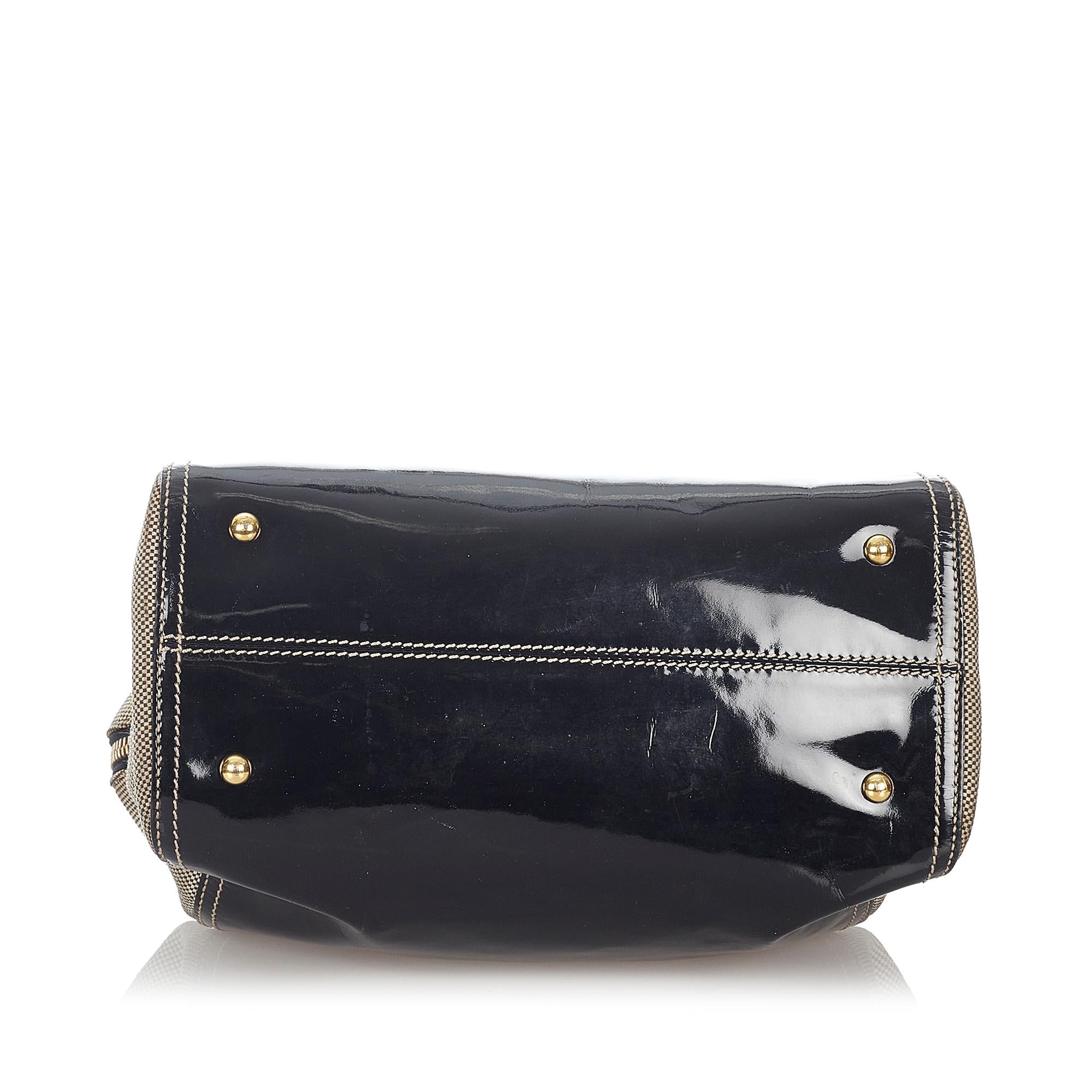 Fendi Chameleon Patent Leather Satchel (SHG-26854)