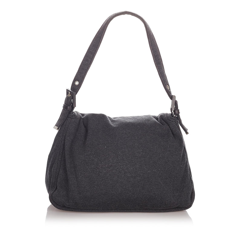 Fendi Cotton Mamma Baguette Shoulder Bag (SHG-32501)