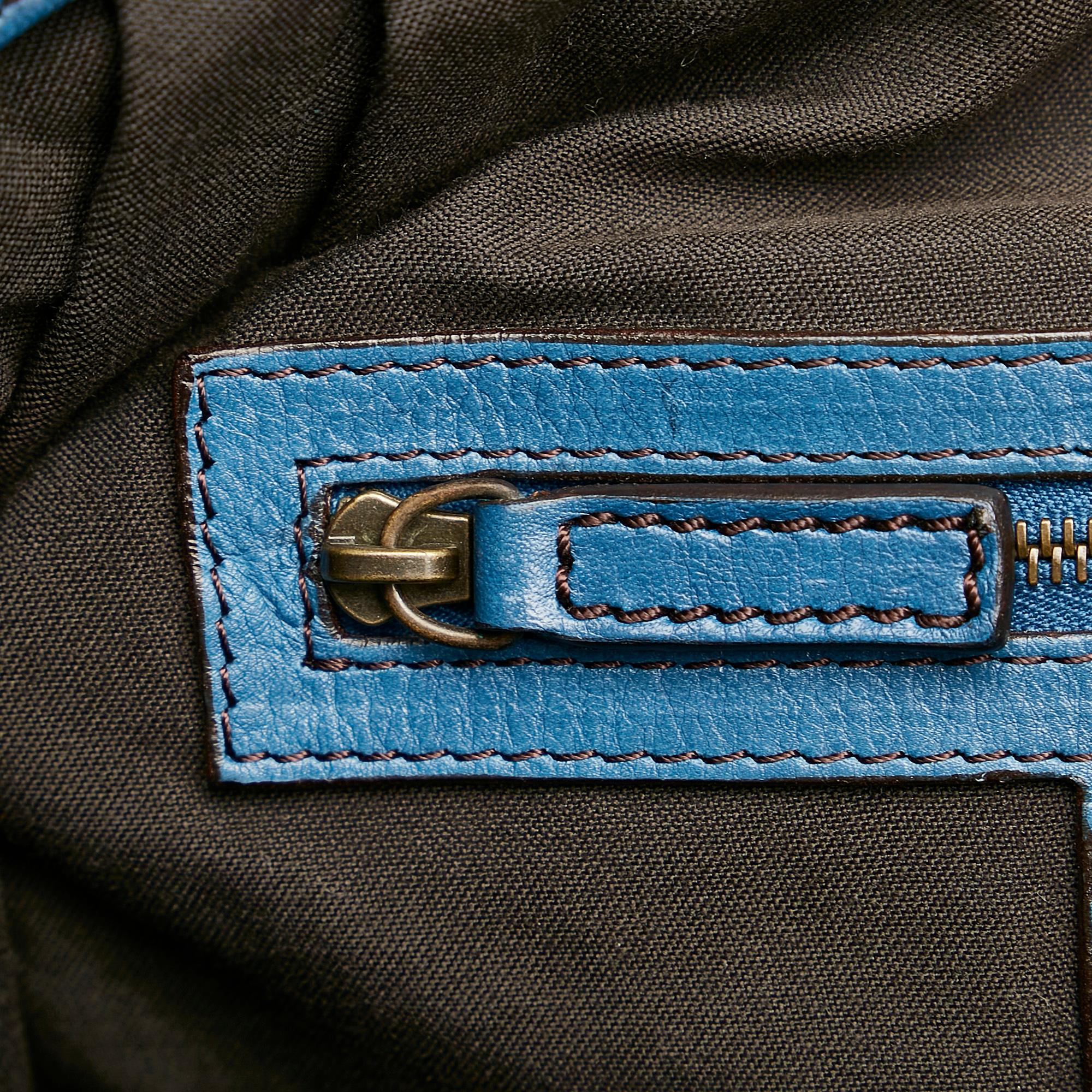 Fendi Doctor B Leather Shoulder Bag (SHG-31859)