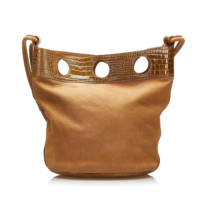 Fendi Embossed Bucket Bag (SHG-35932)