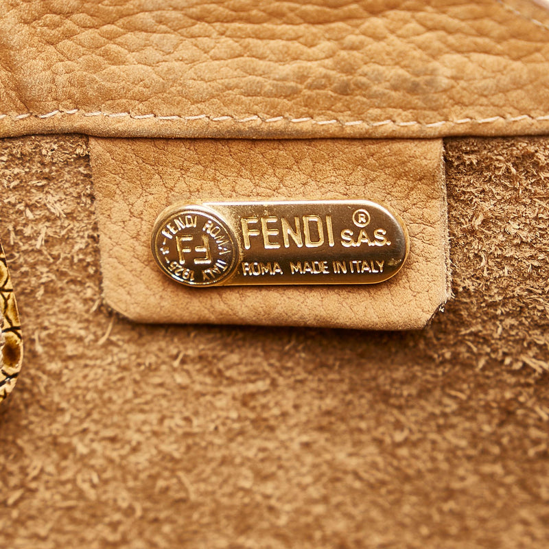 Fendi Embossed Bucket Bag (SHG-35932)
