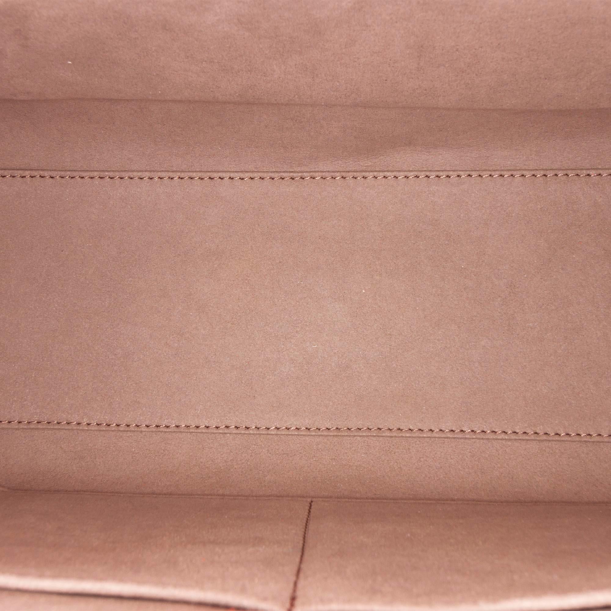 Fendi Embroidered Runaway Leather Satchel (SHG-22712)