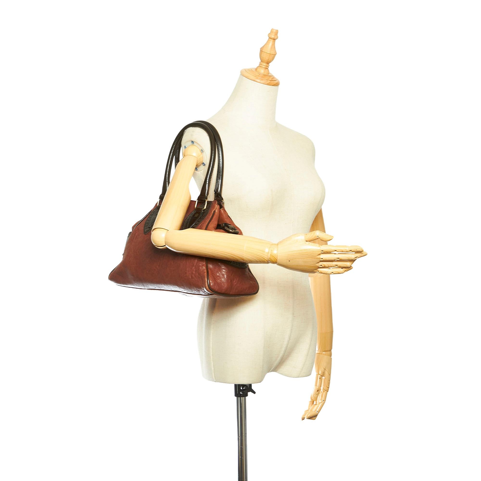 Fendi Etniko Leather Handbag (SHG-22353)