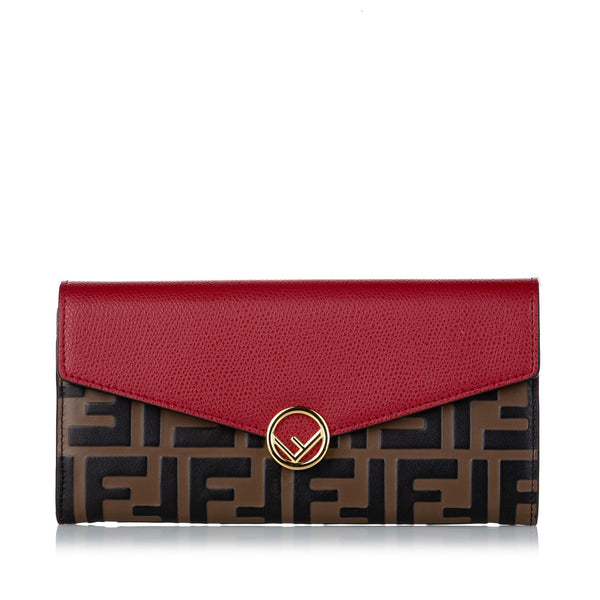 Fendi F is Fendi Zucca Leather Wallet on Chain (SHG-29267)